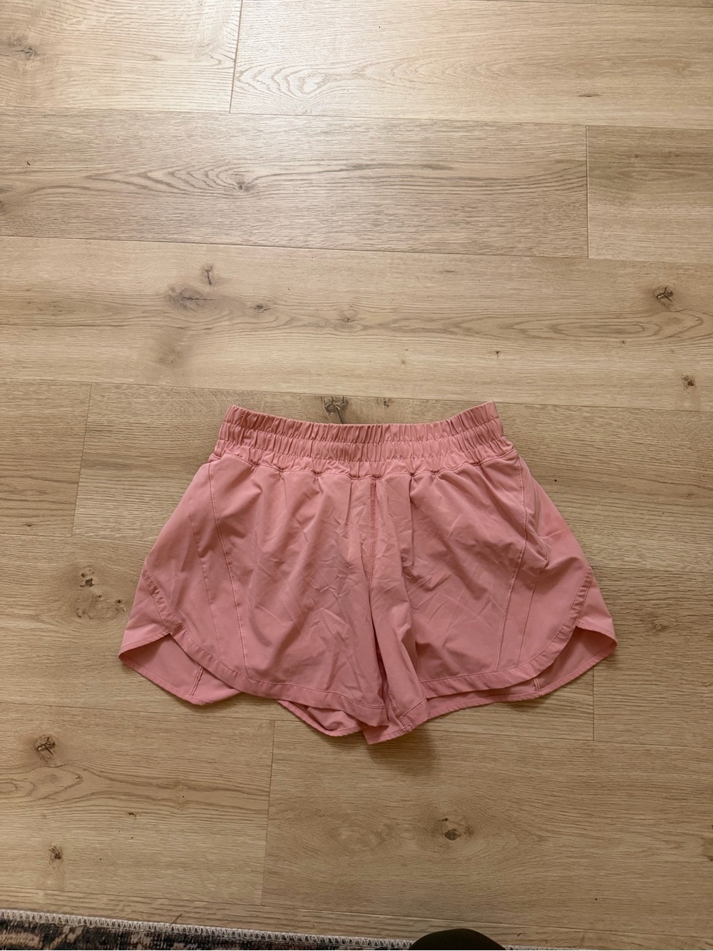 lululemon athletica light pink track that 5 in Women's Athletic Shorts